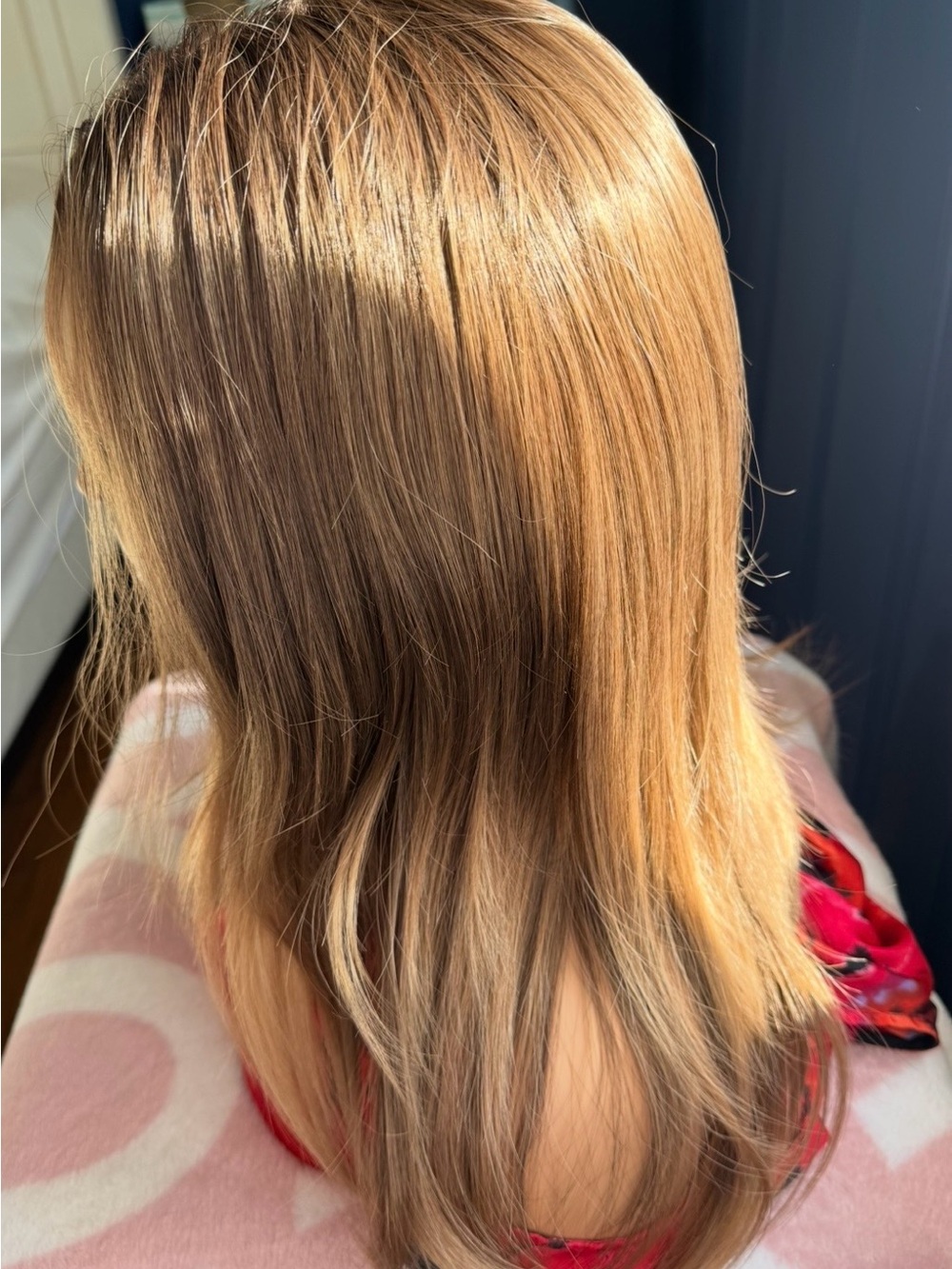Avalon Brown Sugar Layered Long Wig in Light Brown with Honey Highlights - Picture 4 of 6